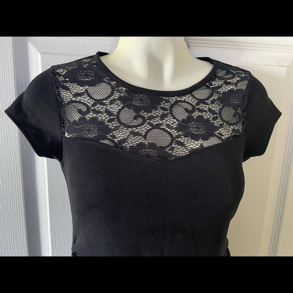 Blue belle maternity black dress size 10 - Picture 3 of 4